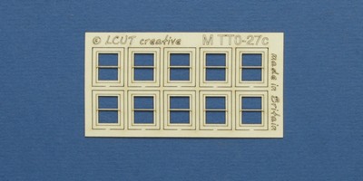 M TT0-27c TT:120 kit of 10 windows with sash - type 3